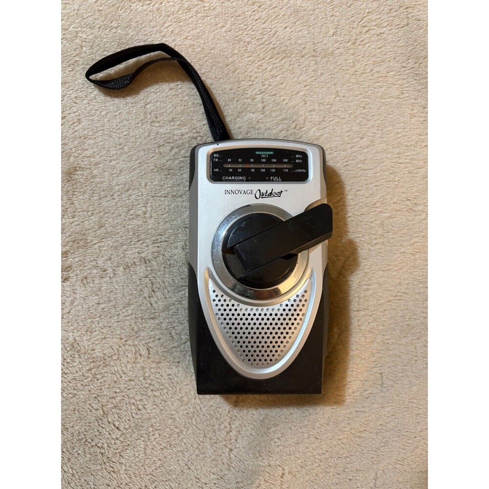 Innovage Outdoor AM FM Weather Crank Radio good for Emergencies